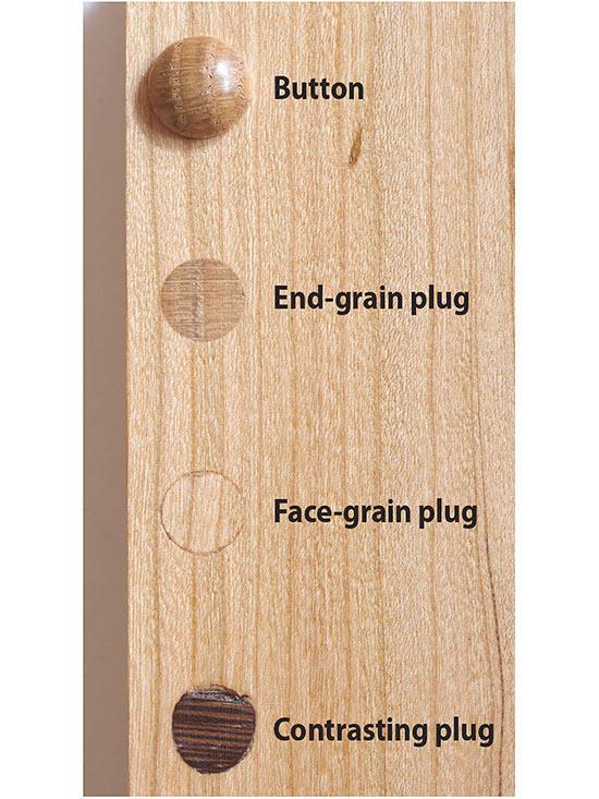 types of wood plugs